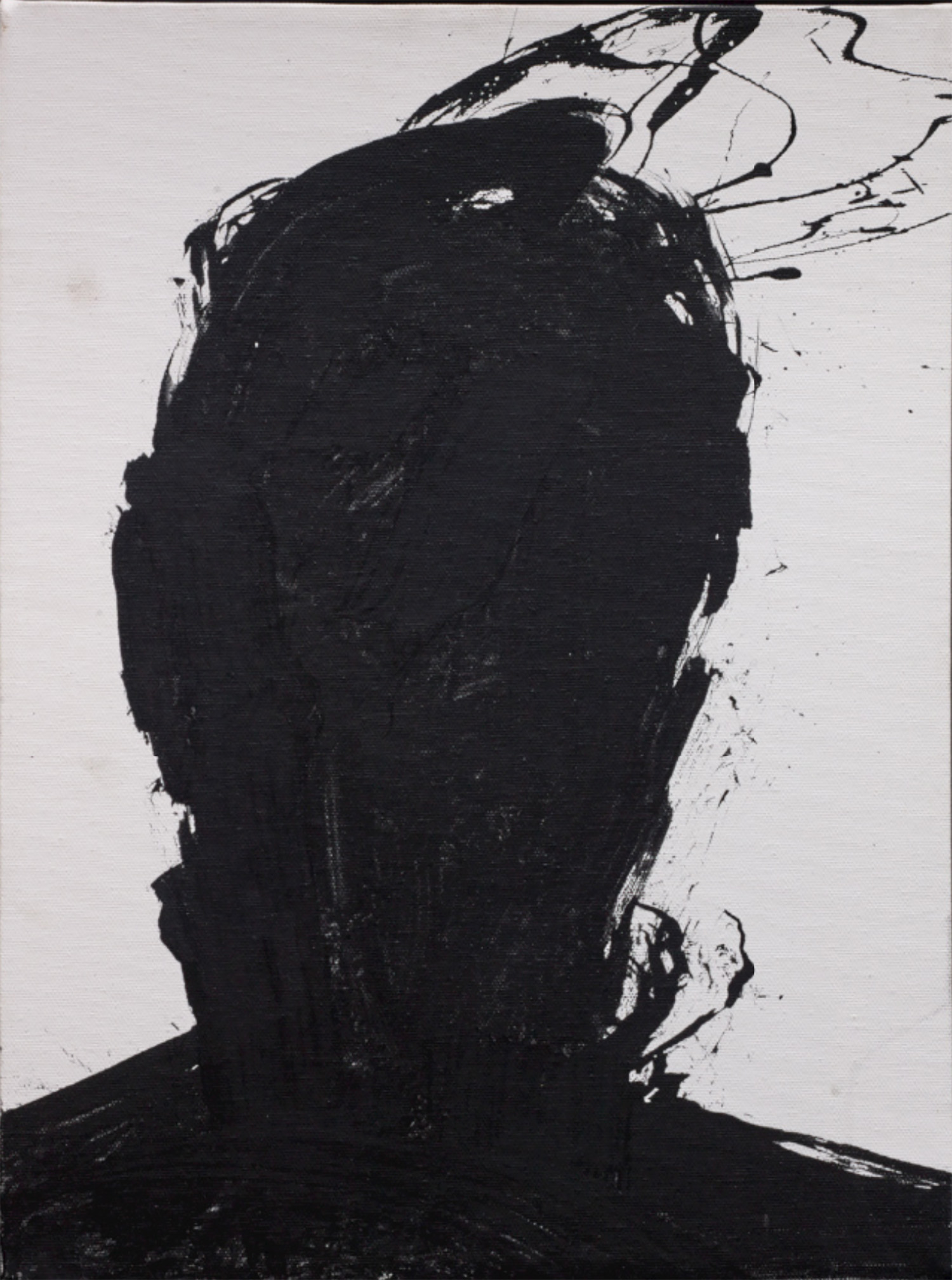 Shadow Head With White Background
